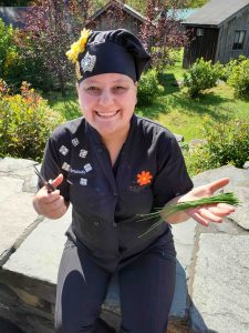 Chef Amanda and Her Herb Garden