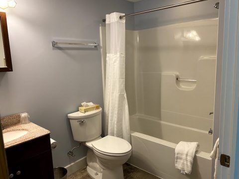 Lodge bathroom