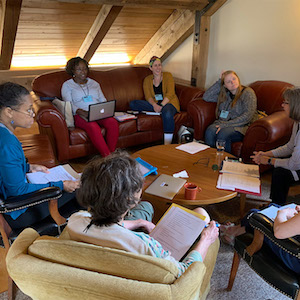 Group in Barn Loft